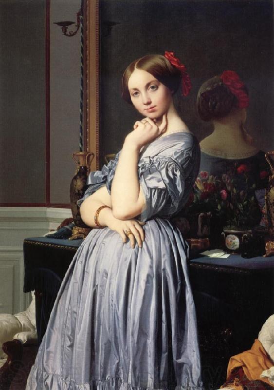 Jean-Auguste Dominique Ingres The comtesse d'haussonville France oil painting art